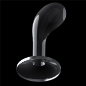 Прозрачный стимулятор простаты Flawless Clear Prostate Plug - 15 см. - Lovetoy - в Брянске купить с доставкой