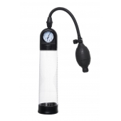 Прозрачная механическая помпа Roald с манометром - Sexus - в Брянске купить с доставкой Прозрачная механическая помпа Roald с манометром - Sexus - в Брянске купить с доставкой