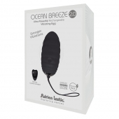 Черное виброяйцо с пультом ДУ Ocean Breeze 2.0 + LRS - Adrien Lastic