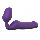 Фиолетовый безремневой страпон Queens L - Adrien Lastic - купить с доставкой в Брянске