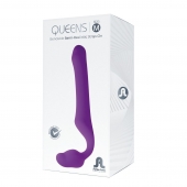 Лиловый безремневой страпон Queens M - Adrien Lastic - купить с доставкой в Брянске