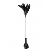 Двусторонний стек-щекоталка Sweet Caress Feather Whip - 58 см. - Sweet Caress - купить с доставкой в Брянске