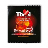 Разогревающий гель-лубрикант Stimulove Strong в одноразовой упаковке - 4 гр. - Биоритм - купить с доставкой в Брянске