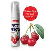 Гель-смазка Tutti-frutti с вишнёвым вкусом - 30 гр. - Биоритм - купить с доставкой в Брянске
