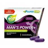 Возбуждающее средство для мужчин Mans Power plus - 10 капсул (0,35 гр.) +1 в подарок - SuperCaps - купить с доставкой в Брянске