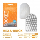 Карманный мастурбатор HEXA-BRICK - Tenga - в Брянске купить с доставкой