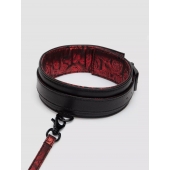 Стильный ошейник с поводком Reversible Faux Leather Collar and Lead - Fifty Shades of Grey - купить с доставкой в Брянске