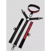 Ошейник с наручниками Reversible Faux Leather Collar and Wrist - Fifty Shades of Grey - купить с доставкой в Брянске