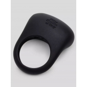 Черное эрекционное виброкольцо Sensation Rechargeable Vibrating Love Ring - Fifty Shades of Grey - в Брянске купить с доставкой