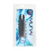 Дымчатая стимулирующая насадка с закрытой головкой SAMURAI PENIS SLEEVE BLACK - 14,5 см. - NMC - в Брянске купить с доставкой
