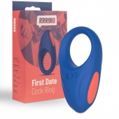 Синее эрекционное кольцо RRRING First Date Cock Ring - FeelzToys - в Брянске купить с доставкой