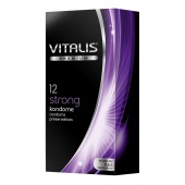 Презервативы с утолщённой стенкой VITALIS PREMIUM strong - 12 шт. - Vitalis - купить с доставкой в Брянске