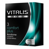 Контурные презервативы VITALIS PREMIUM comfort plus - 3 шт. - Vitalis - купить с доставкой в Брянске