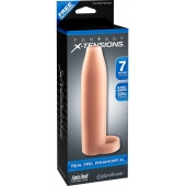 Телесная насадка Real Feel Enhancer XL - 17 см. - Pipedream - в Брянске купить с доставкой