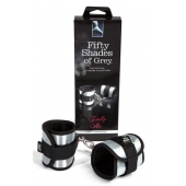 Серо-черные наручники Totally His - Fifty Shades of Grey - купить с доставкой в Брянске
