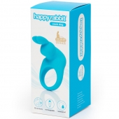 Голубое эрекционное виброкольцо Happy Rabbit Rechargeable Rabbit Cock Ring - Happy Rabbit - в Брянске купить с доставкой