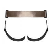 Бронзовый пояс для насадок Curious Harness - Strap-on-me - купить с доставкой в Брянске