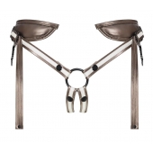 Бронзовый пояс для насадок Desirous Harness - Strap-on-me - купить с доставкой в Брянске