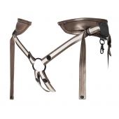 Бронзовый пояс для насадок Desirous Harness - Strap-on-me - купить с доставкой в Брянске