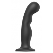 Черная насадка Strap-On-Me Dildo Plug P G size XXL - Strap-on-me - купить с доставкой в Брянске