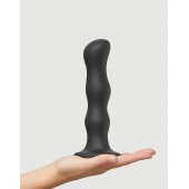 Черная насадка Strap-On-Me Dildo Geisha Balls size XL - Strap-on-me - купить с доставкой в Брянске
