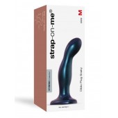 Темно-синяя насадка Strap-On-Me Dildo Plug Snaky size M - Strap-on-me - купить с доставкой в Брянске