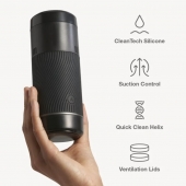 Черный мастурбатор с контролем всасывания Arcwave Pow Stroker - Arcwave - в Брянске купить с доставкой