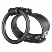 Двойное кольцо выносливости на пенис DUAL STAMINA RING - BlueLine - в Брянске купить с доставкой