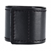 Хомут-утяжка для мошонки из искусственной кожи на липучке VELCRO BALL STRETCHER- 4 см. - BlueLine - в Брянске купить с доставкой