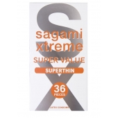 Ультратонкие презервативы Sagami Xtreme Superthin - 36 шт. - Sagami - купить с доставкой в Брянске
