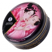 Массажная свеча Rose Petals с ароматом розы - 30 мл. - Shunga - купить с доставкой в Брянске