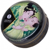Массажная свеча Exotic Green Tea с ароматом зелёного чая - 30 мл. - Shunga - купить с доставкой в Брянске