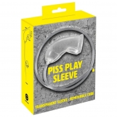 Прозрачная насадка на пенис Piss Play Sleeve для игр с мочеиспусканием - Orion - купить с доставкой в Брянске