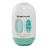 Бирюзовый мастурбатор-яйцо Twist Angel - Baile - в Брянске купить с доставкой