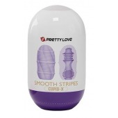 Сиреневый мастурбатор-яйцо Smooth Stripes - Baile - в Брянске купить с доставкой