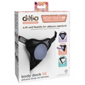 Черные трусики для страпона Body Dock SE на регулируемых ремнях - Pipedream - купить с доставкой в Брянске
