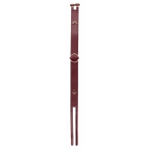 Бордовый ремень Halo Waist Belt - размер L-XL - Shots Media BV - купить с доставкой в Брянске