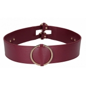 Бордовый ремень Halo Waist Belt - размер L-XL - Shots Media BV - купить с доставкой в Брянске