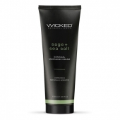 Массажный легкий крем WICKED Sage plus Sea Salt - 120 мл. - Wicked - купить с доставкой в Брянске
