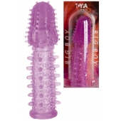 Фиолетовая насадка, удлиняющая половой член - 13,5 см. - Toyfa Basic - в Брянске купить с доставкой Фиолетовая насадка, удлиняющая половой член - 13,5 см. - Toyfa Basic - в Брянске купить с доставкой