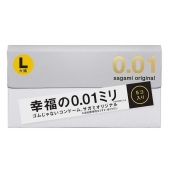 Презервативы Sagami Original 0.02 L-size увеличенного размера - 5 шт. - Sagami - купить с доставкой в Брянске