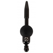Черный уретральный вибростимулятор Vibrating Penis Plug - Orion - купить с доставкой в Брянске