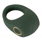 Зеленое эрекционное виброкольцо Luxurious Vibro Cock Ring - Orion - в Брянске купить с доставкой