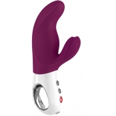 Фиолетовый вибратор с двумя моторами MiSS Bi - 17 см. - Fun Factory купить в Брянске с доставкой в Orgasmix.ru Фиолетовый вибратор с двумя моторами MiSS Bi - 17 см. - Fun Factory
