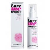 Съедобное согревающее массажное масло Love Me Tender Cotton Candy с ароматом сладкой ваты - 100 мл. - Love to Love - купить с доставкой в Брянске