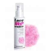 Съедобное согревающее массажное масло Love Me Tender Cotton Candy с ароматом сладкой ваты - 100 мл. - Love to Love - купить с доставкой в Брянске