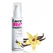 Съедобное согревающее массажное масло Love Me Tender Vanilla с ароматом ванили - 100 мл. - Love to Love - купить с доставкой в Брянске