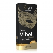 Съедобный гель Dual Vibe Pina Colada с эффектом вибрации и вкусом коктейля пина колада - 15 мл. - ORGIE - купить с доставкой в Брянске