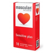 Презервативы Masculan Sensitive plus - 10 шт. - Masculan - купить с доставкой в Брянске
