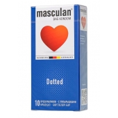 Презервативы с пупырышками Masculan Dotted - 10 шт. - Masculan - купить с доставкой в Брянске